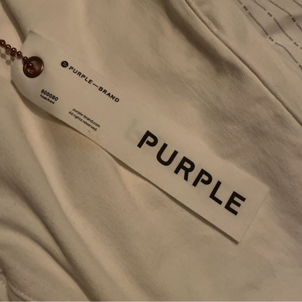 Purple jeans worn 4 times